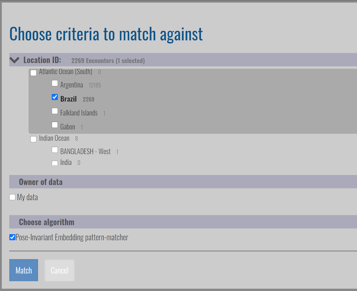 match Criteria