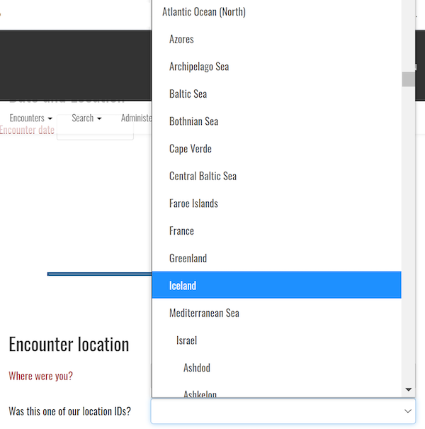 encounter Location ID